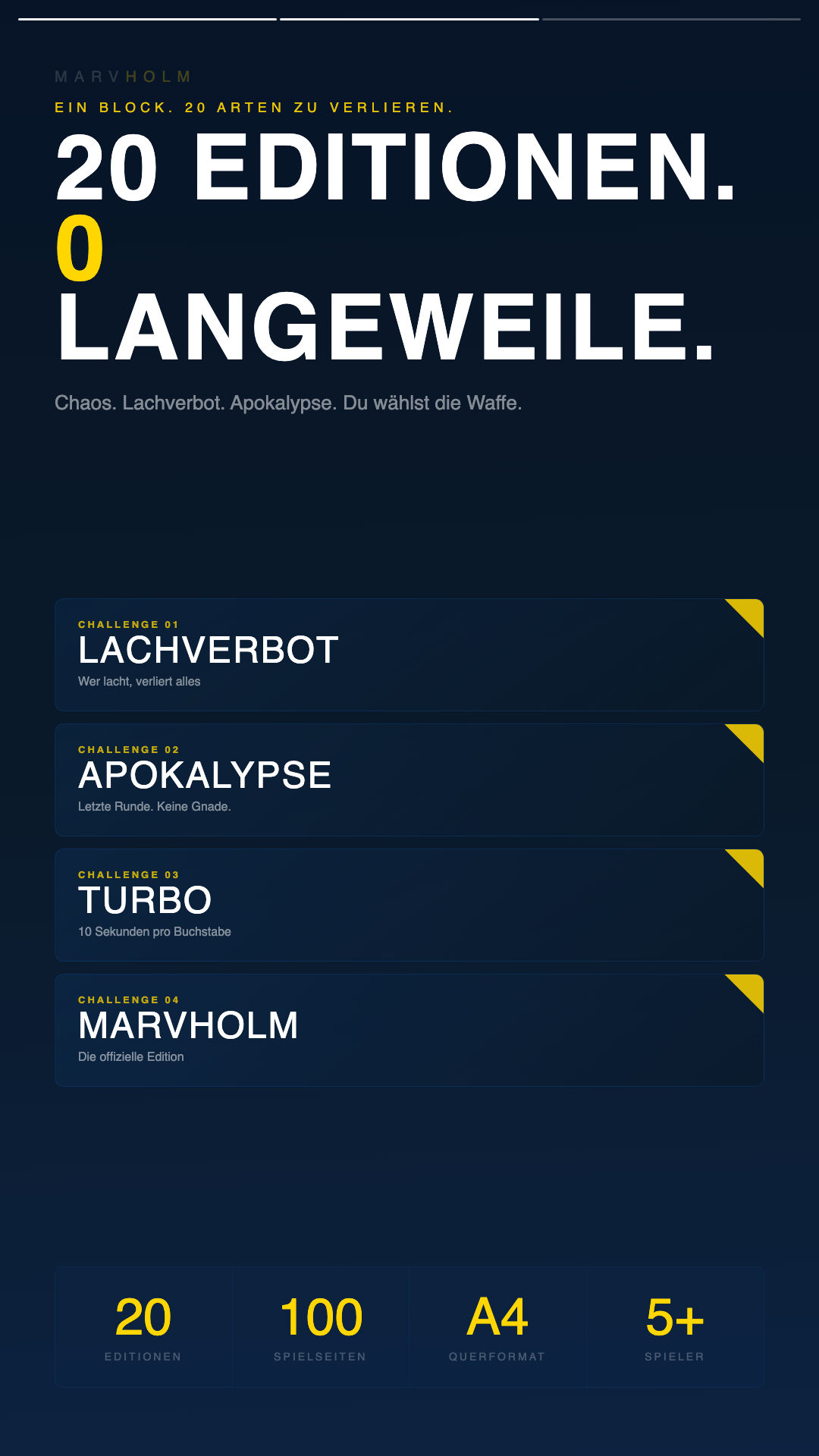 Story 2 — Editionen